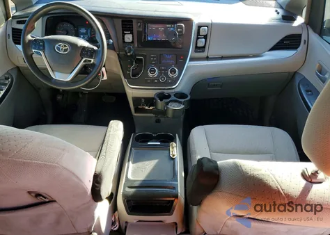 2016 Toyota Sienna Le from USA, damaged, VIN 5TDKK3DC2GS732050